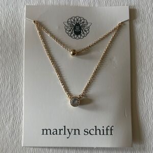 Marlyn Schiff Gold Layer Necklace NWT